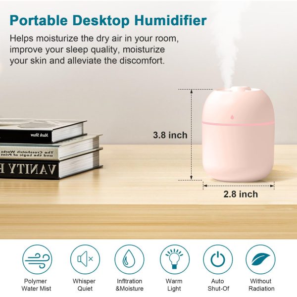 Portable Mini Humidifier (USB POWERED - batteries not included) - Image 5